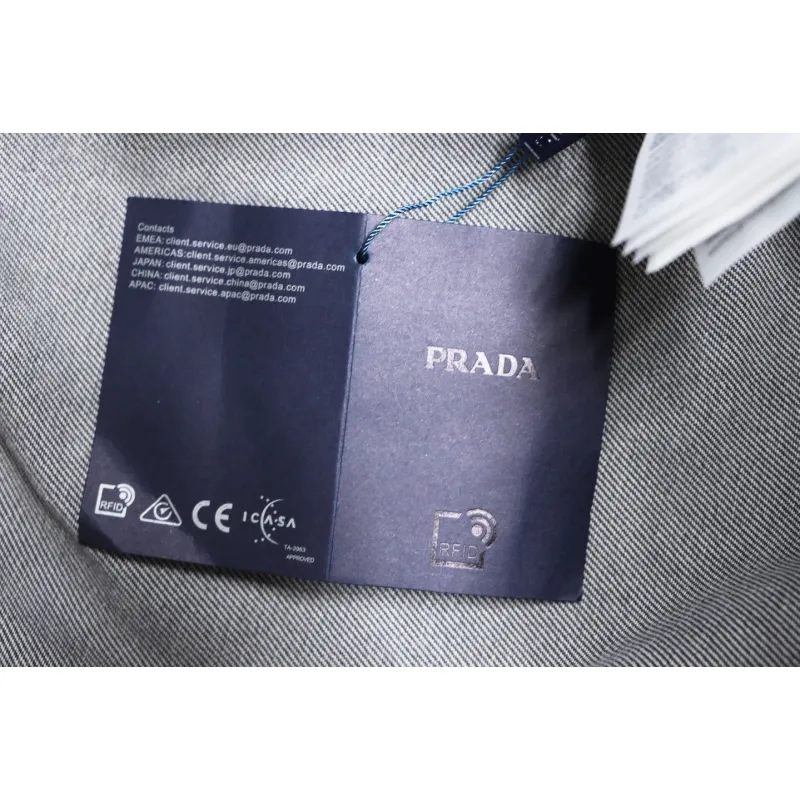 Prada 23FW Denim Zipper Jacket