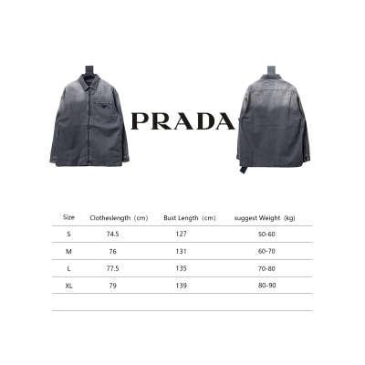 Prada 23FW Denim Zipper Jacket 02