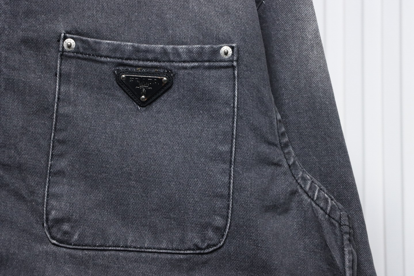 Prada 23FW Denim Zipper Jacket