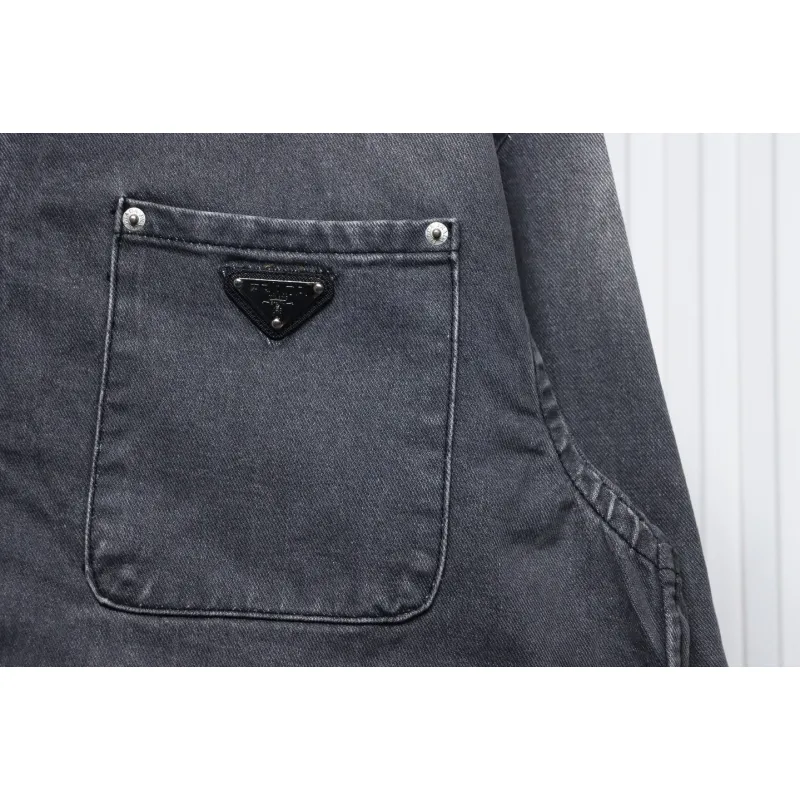 Prada 23FW Denim Zipper Jacket