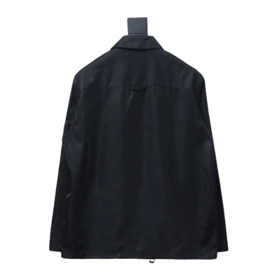 Prada 23Fw Pocket Triangle Logo Double Zipper Jacket 02