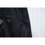 Prada 23Fw Pocket Triangle Logo Double Zipper Jacket
