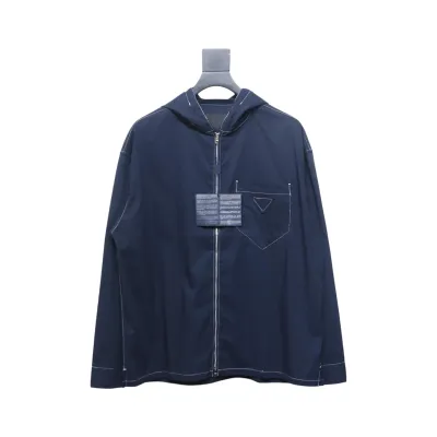 Prada 23SS Exposed Zipper Jacket 01