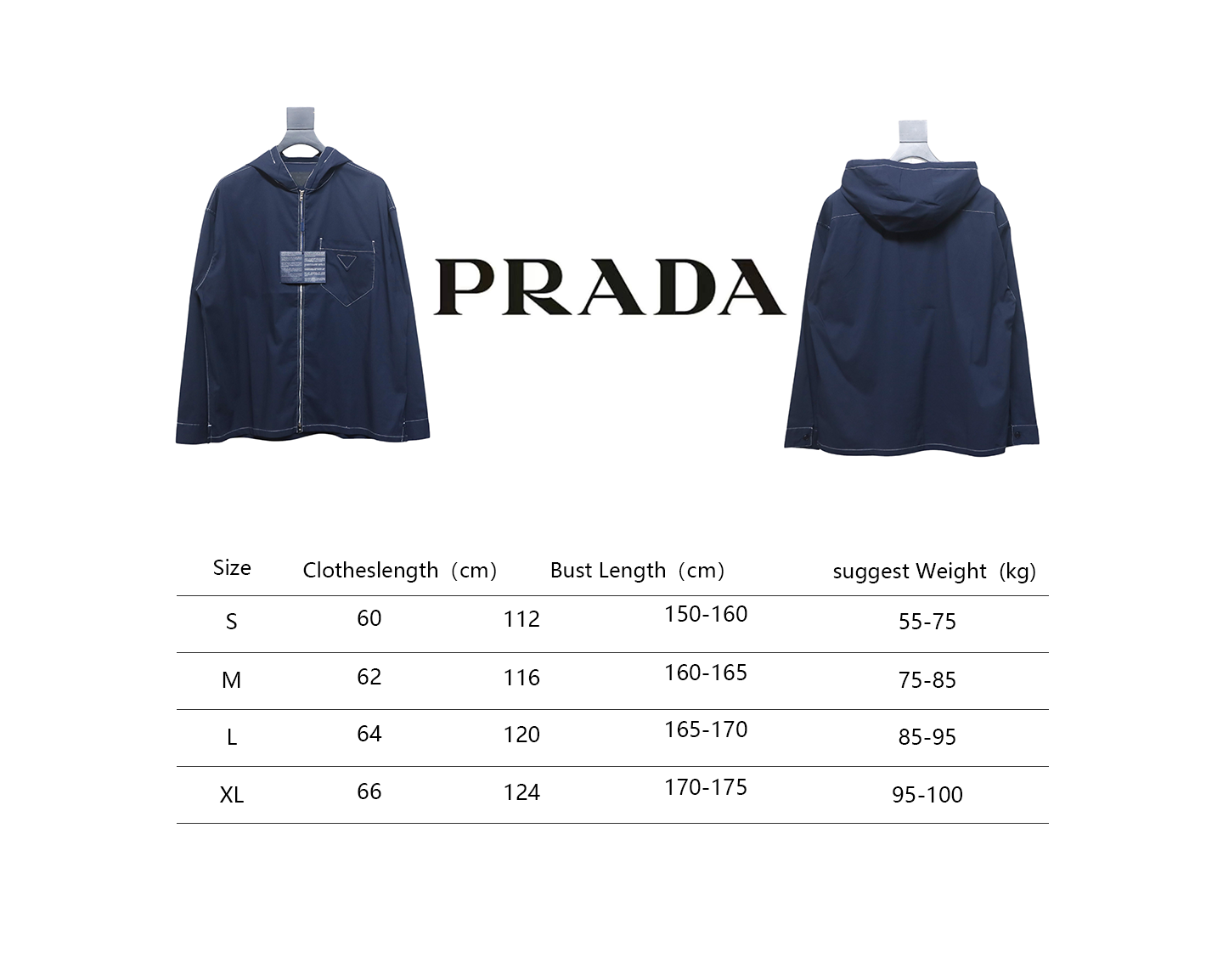Prada 23SS Exposed Zipper Jacket