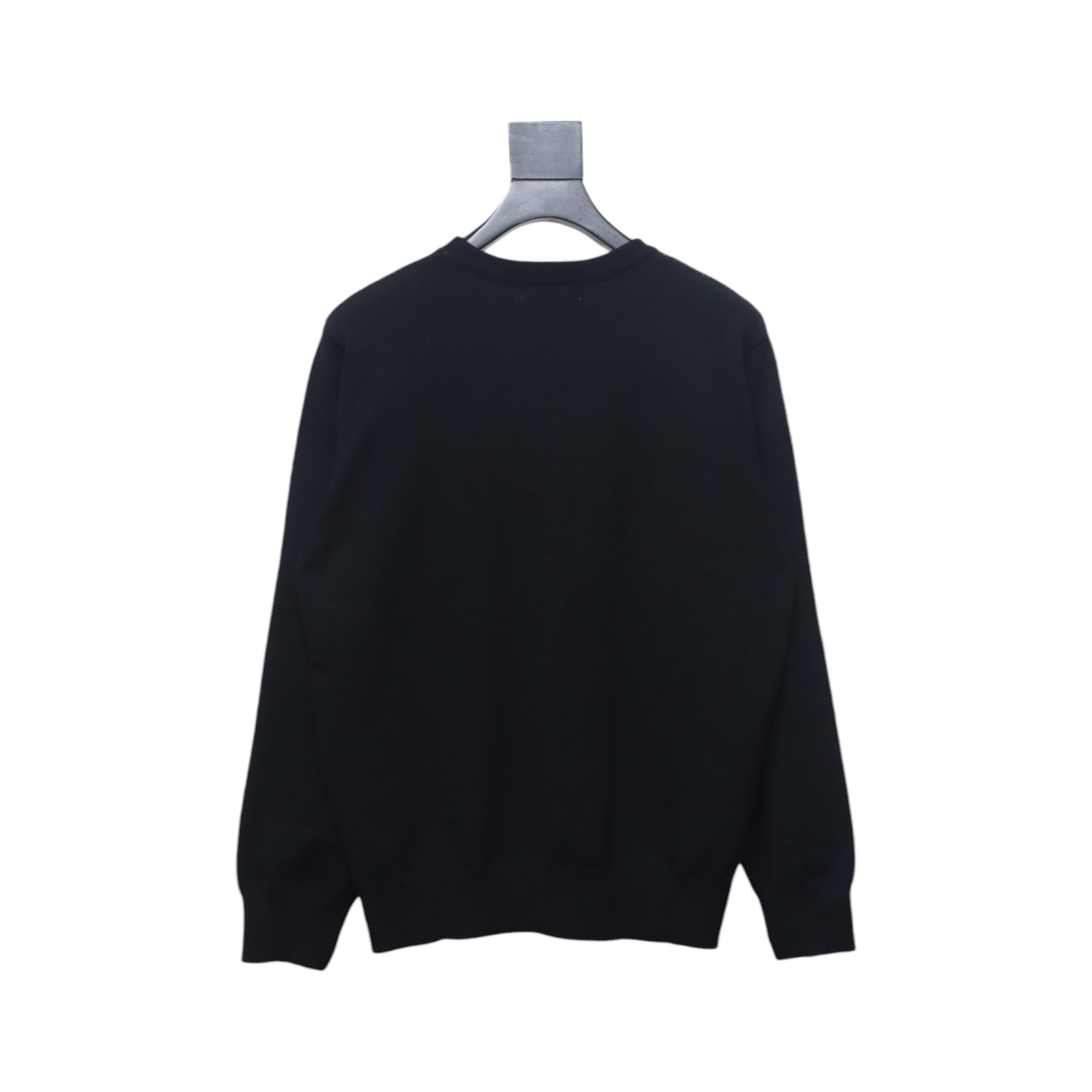 Prada 23ss Series Chest Necklace Letter Border Three-Dimensional Jacquard Sweater