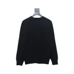 Prada 23ss Series Chest Necklace Letter Border Three-Dimensional Jacquard Sweater