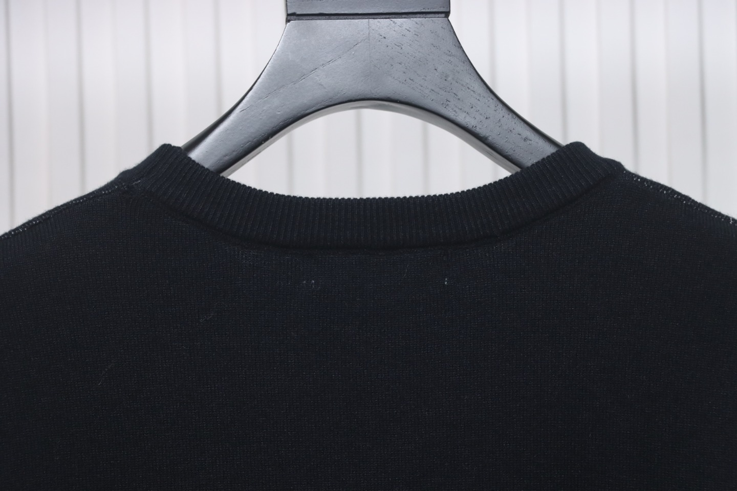 Prada 23ss Series Chest Necklace Letter Border Three-Dimensional Jacquard Sweater