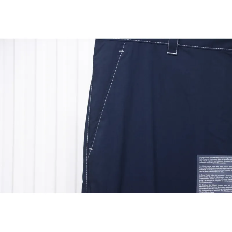 Prada 23SS Topstitched Trousers