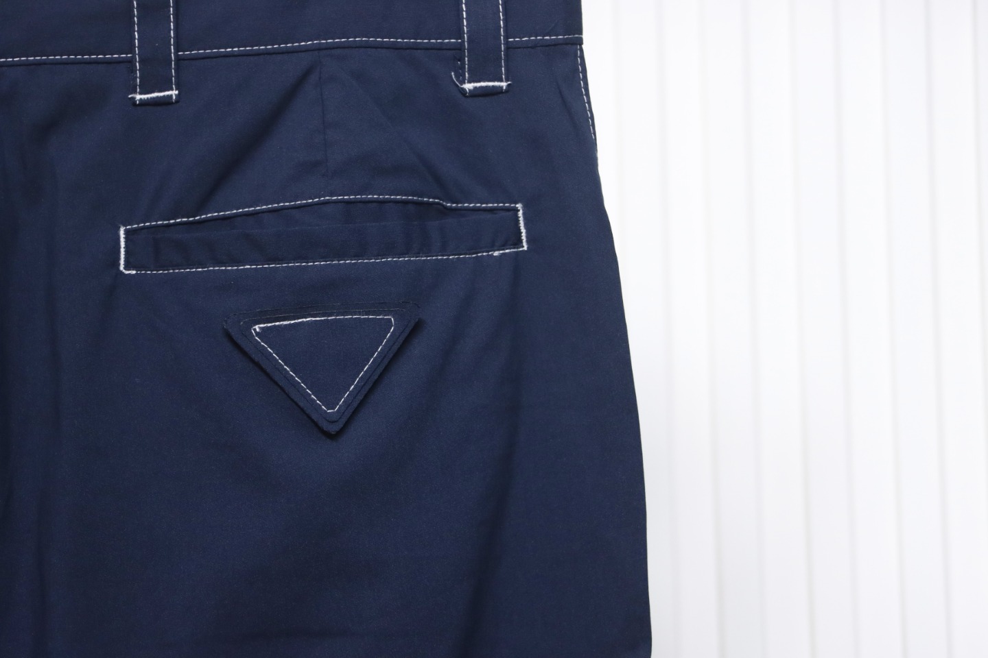 Prada 23SS Topstitched Trousers