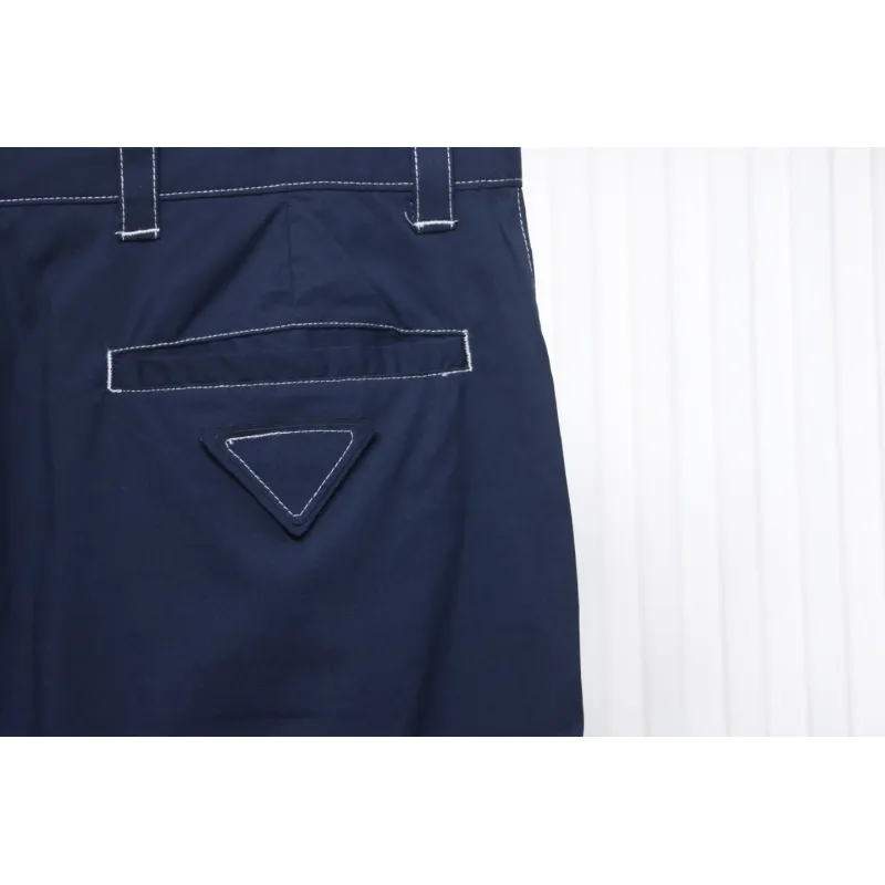Prada 23SS Topstitched Trousers