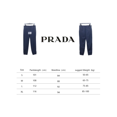 Prada 23SS Topstitched Trousers 02