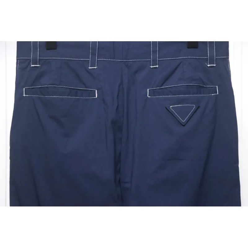 Prada 23SS Topstitched Trousers
