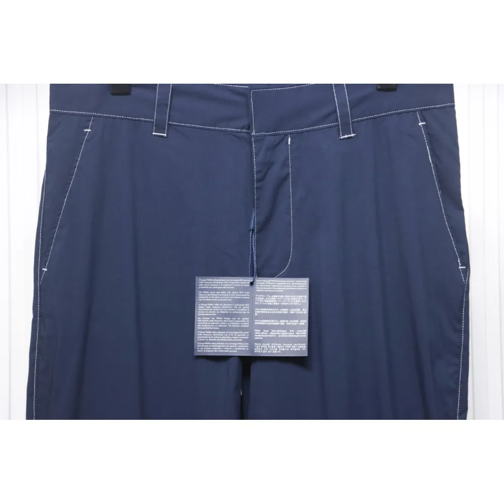 Prada 23SS Topstitched Trousers