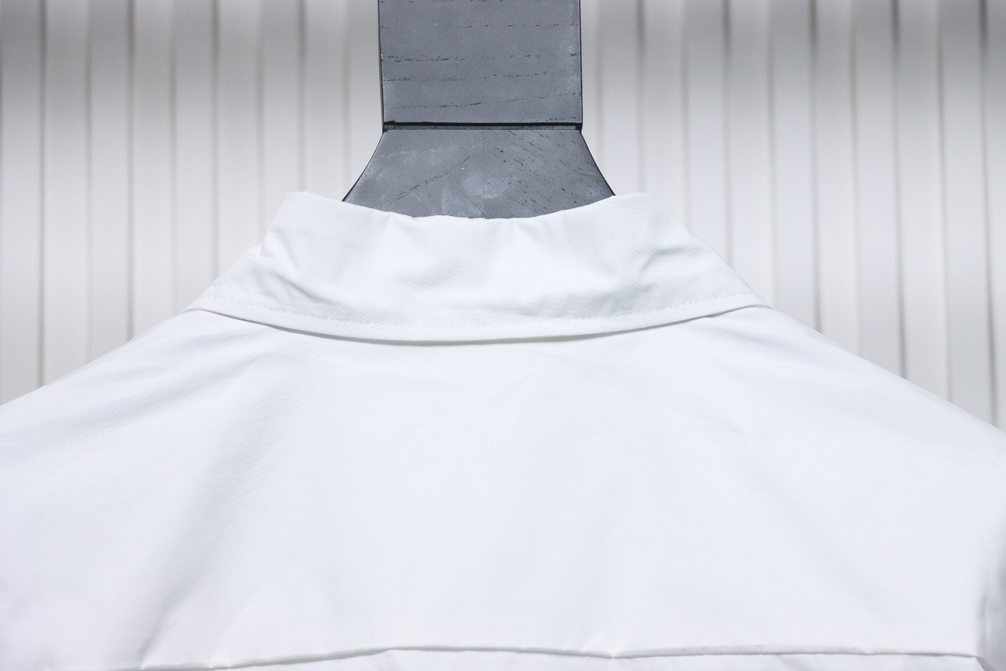 Prada 24Fw Back Patch Lettering Long Sleeve Shirt