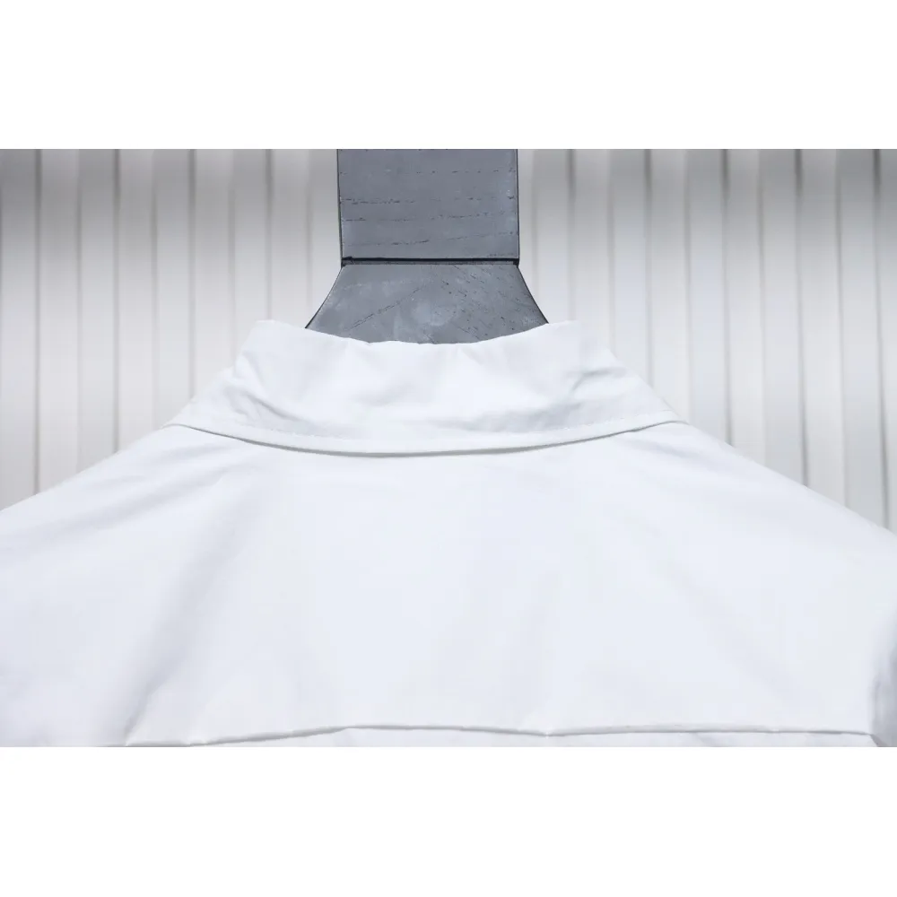 Prada 24Fw Back Patch Lettering Long Sleeve Shirt