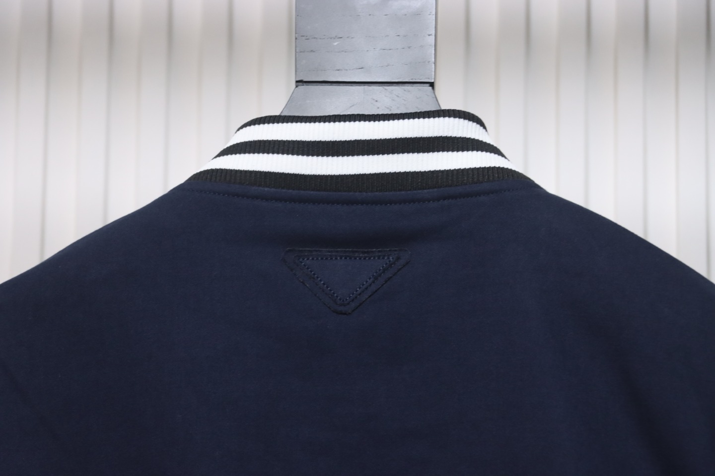 Prada 24FW Canvas Grain Padded Baseball Jacket