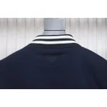 Prada 24FW Canvas Grain Padded Baseball Jacket