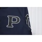 Prada 24FW Canvas Grain Padded Baseball Jacket