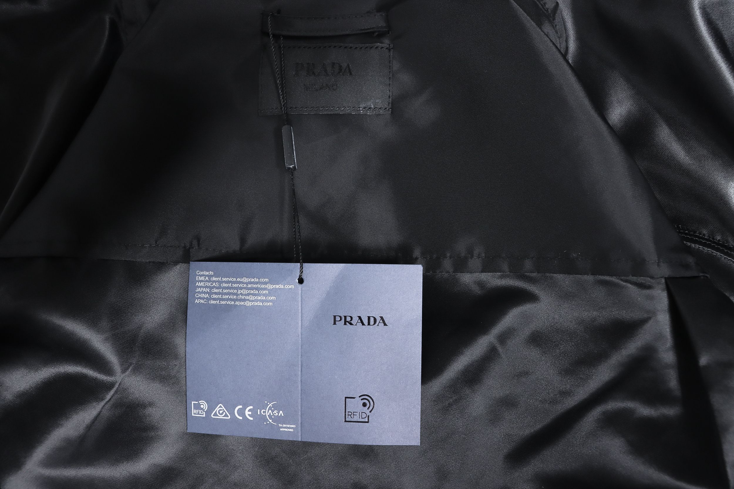 Prada 24Fw Detachable Heavy Nylon Work Jacket