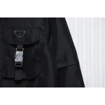 Prada 24Fw Detachable Heavy Nylon Work Jacket