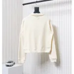 Prada 24Fw Distressed Logo Print Lapel Hoodie