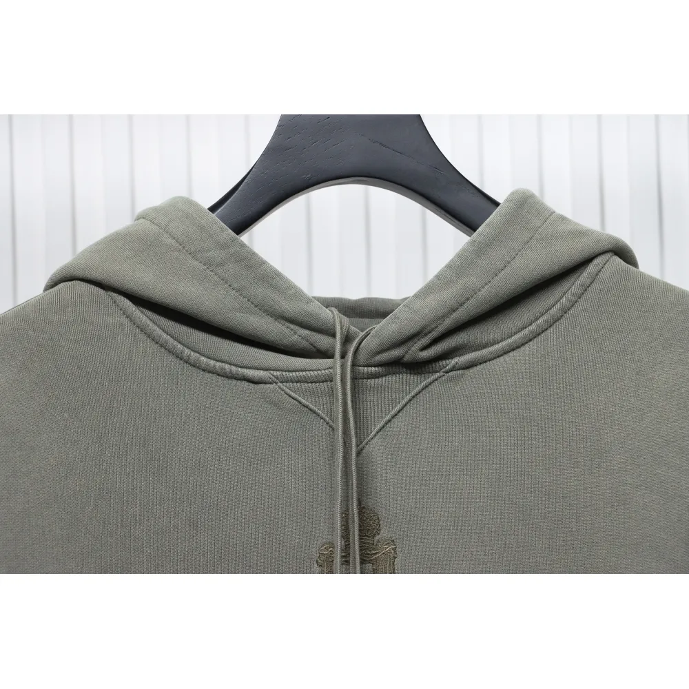 Prada 24Fw Medal Letters Applique Hooded Hoodie