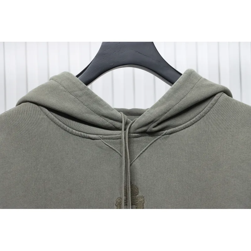 Prada 24Fw Medal Letters Applique Hooded Hoodie