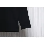Prada 24Fw Pocket Triangle Metal Logo Long Sleeve T-shirt Black