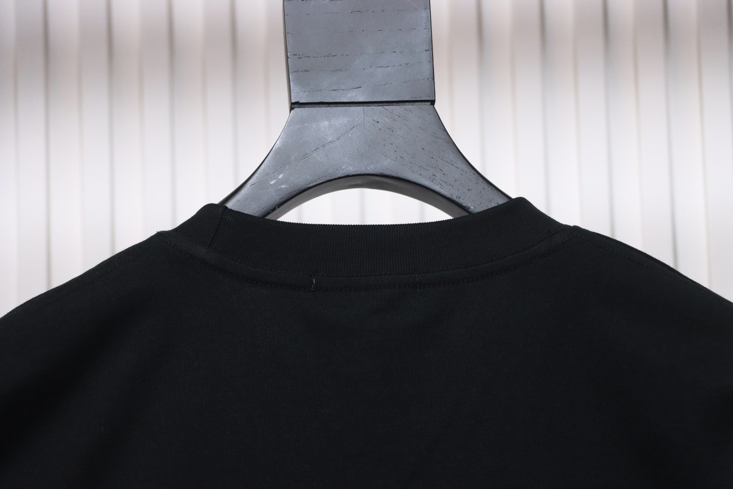 Prada 24Fw Pocket Triangle Metal Logo Long Sleeve T-shirt Black