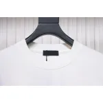 Prada 24Fw Pocket Triangle Metal Logo Long Sleeve T-shirt White