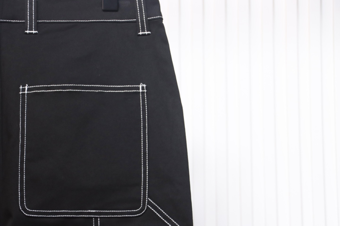 Prada 24FW Triangle Logo Denim Pants