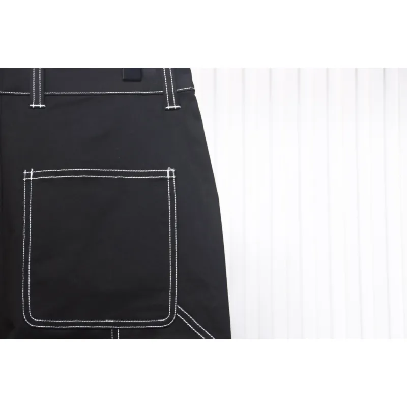 Prada 24FW Triangle Logo Denim Pants