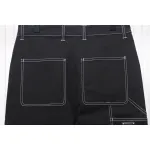 Prada 24FW Triangle Logo Denim Pants