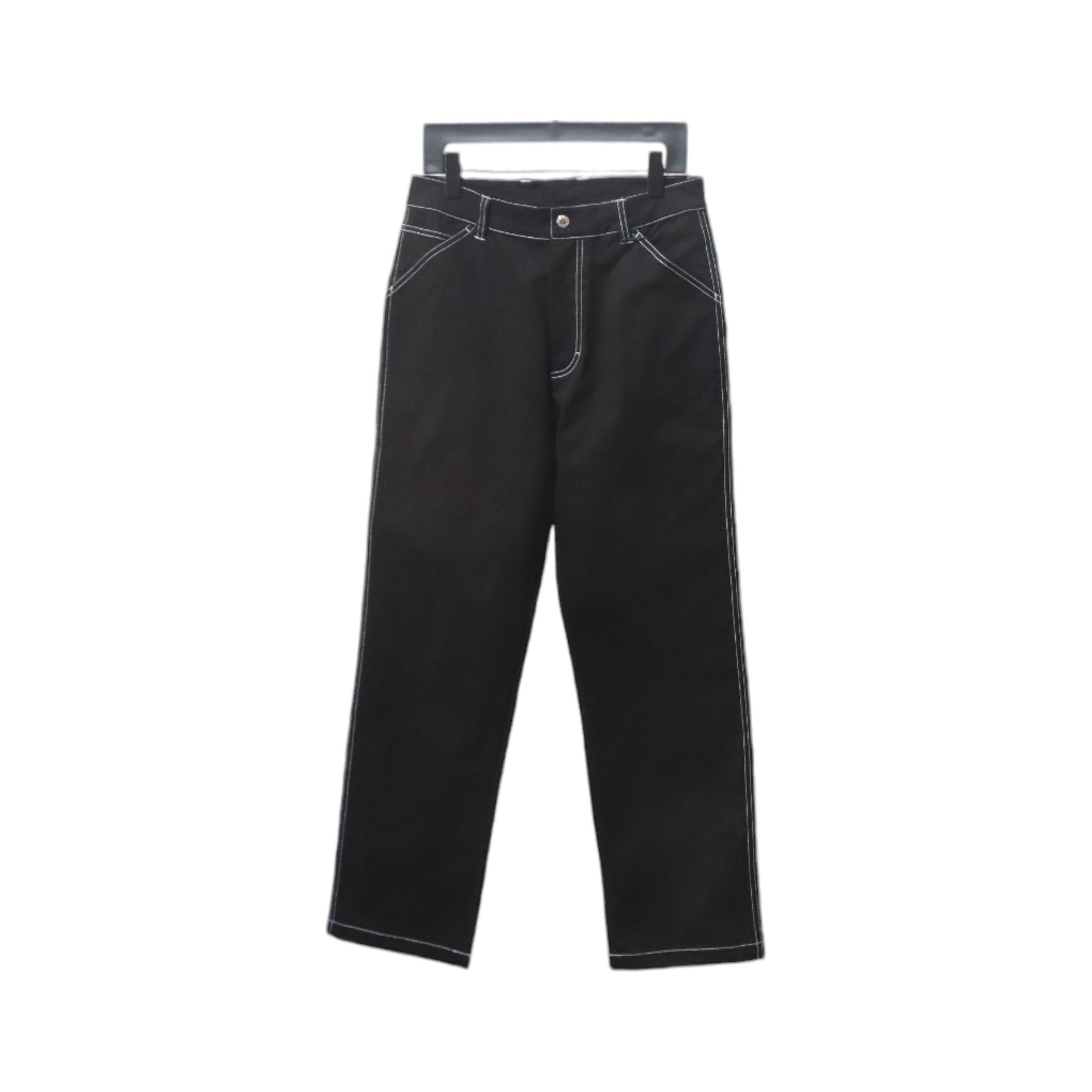 Prada 24FW Triangle Logo Denim Pants