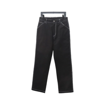 Prada 24FW Triangle Logo Denim Pants 01