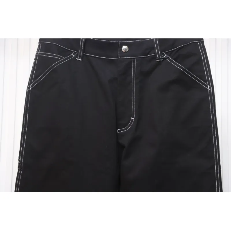 Prada 24FW Triangle Logo Denim Pants