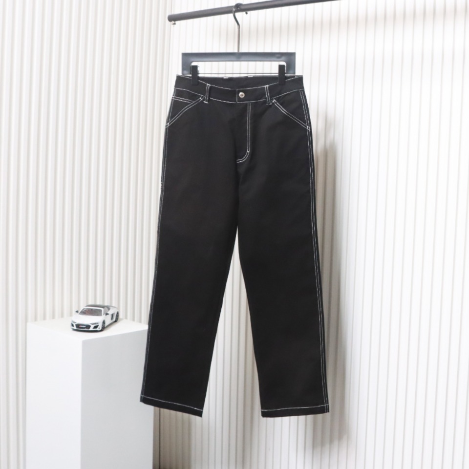 Prada 24FW Triangle Logo Denim Pants