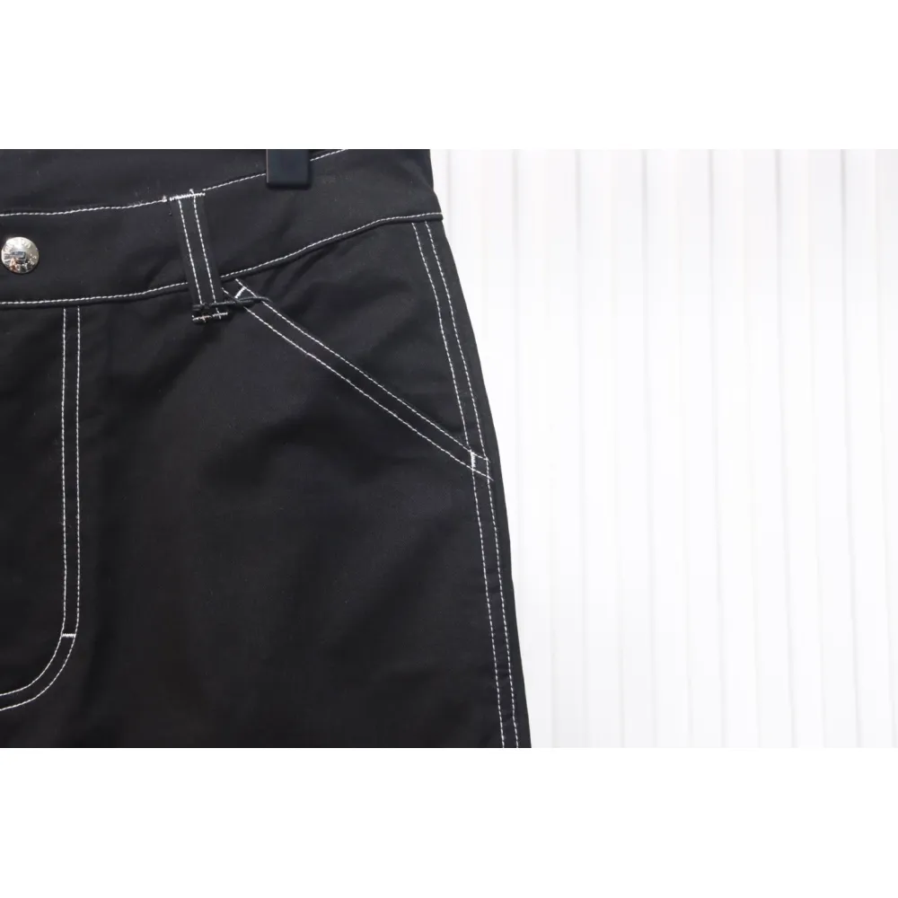 Prada 24FW Triangle Logo Denim Pants