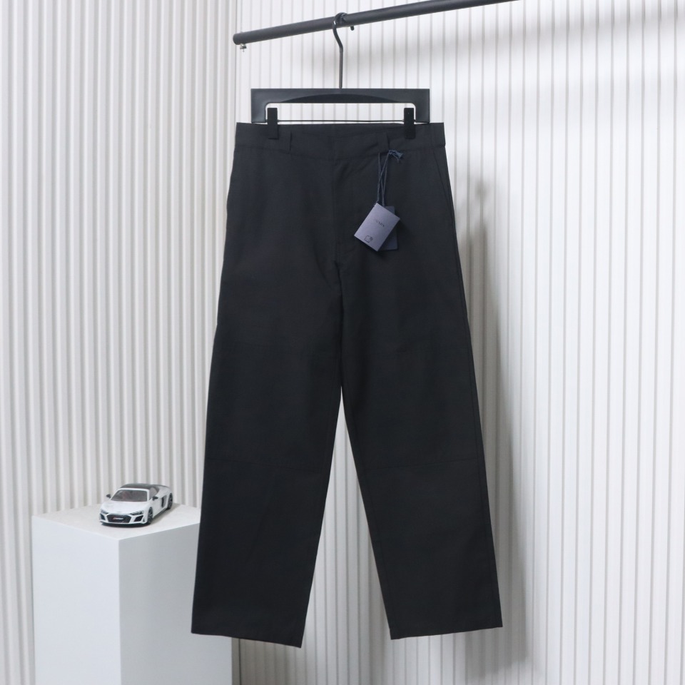 Prada 24Fw Triangle Logo Recycled Nylon Trousers