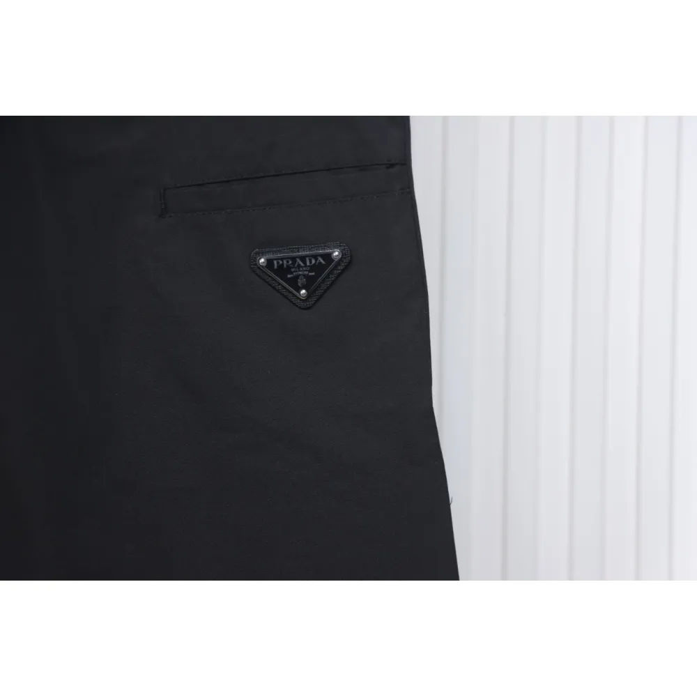 Prada 24Fw Triangle Logo Recycled Nylon Trousers