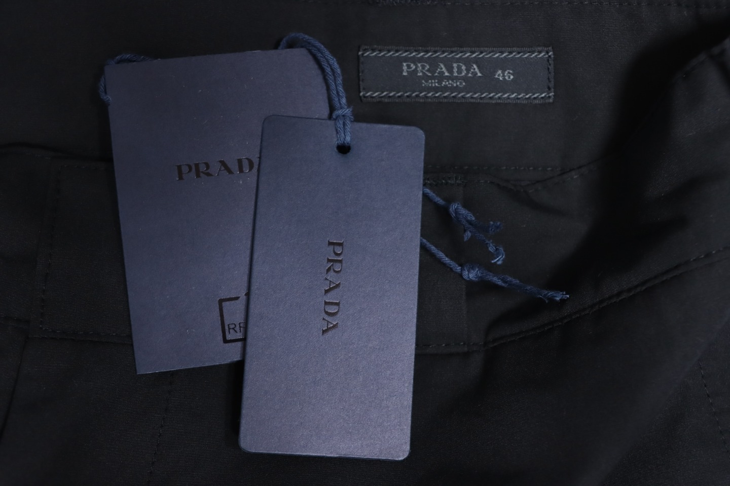 Prada 24Fw Triangle Logo Recycled Nylon Trousers