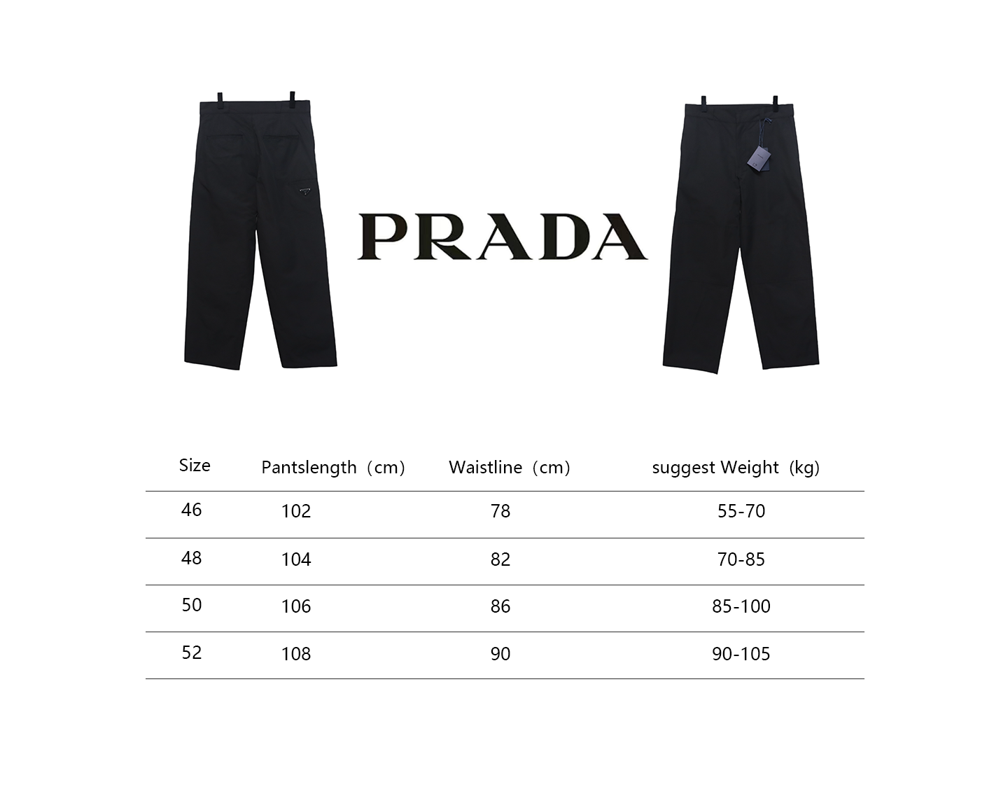 Prada 24Fw Triangle Logo Recycled Nylon Trousers
