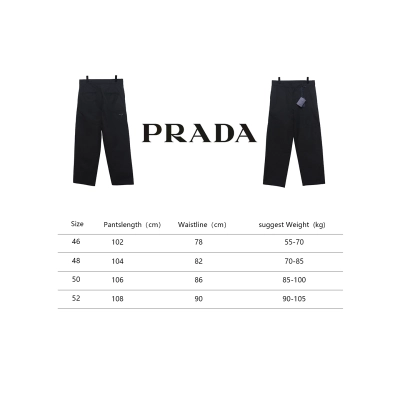 Prada 24Fw Triangle Logo Recycled Nylon Trousers 02