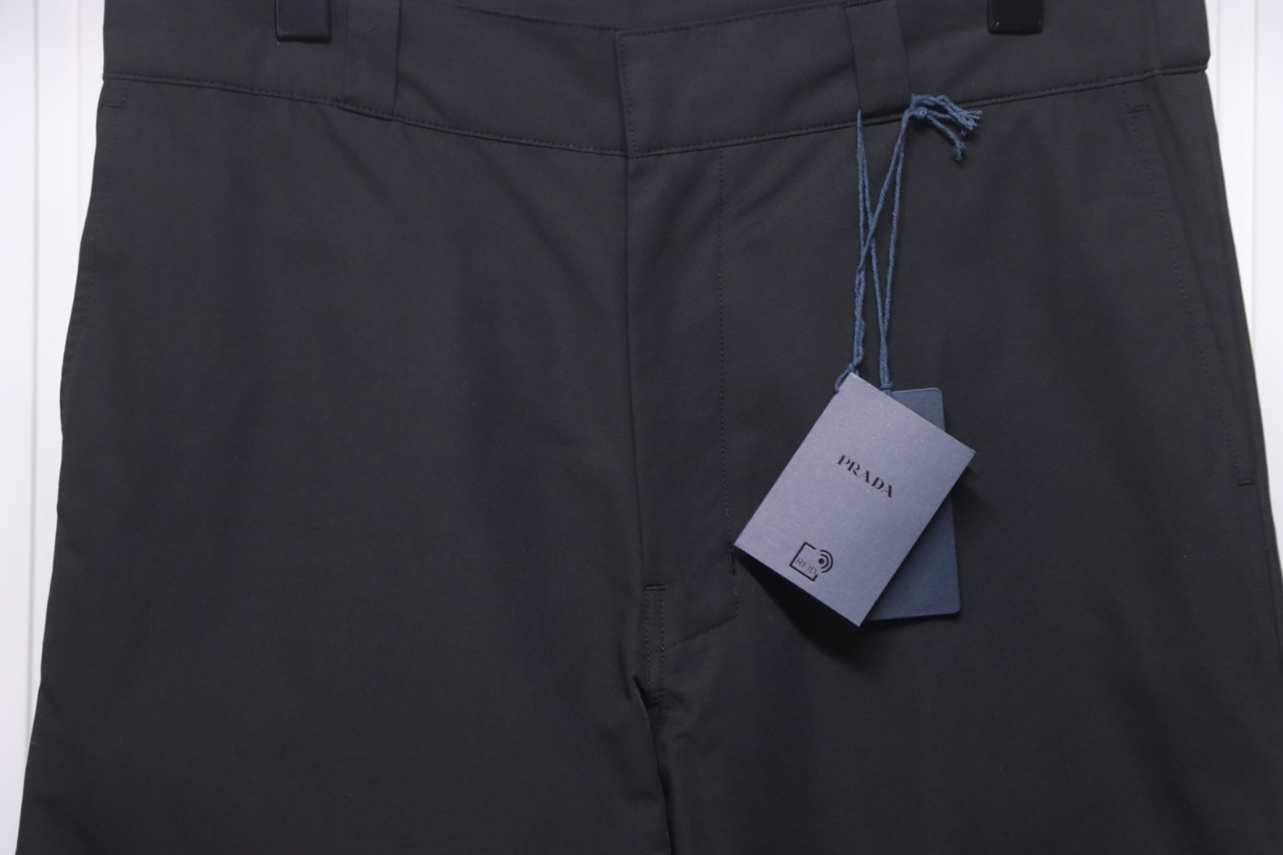 Prada 24Fw Triangle Logo Recycled Nylon Trousers