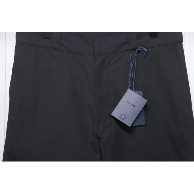 Prada 24Fw Triangle Logo Recycled Nylon Trousers