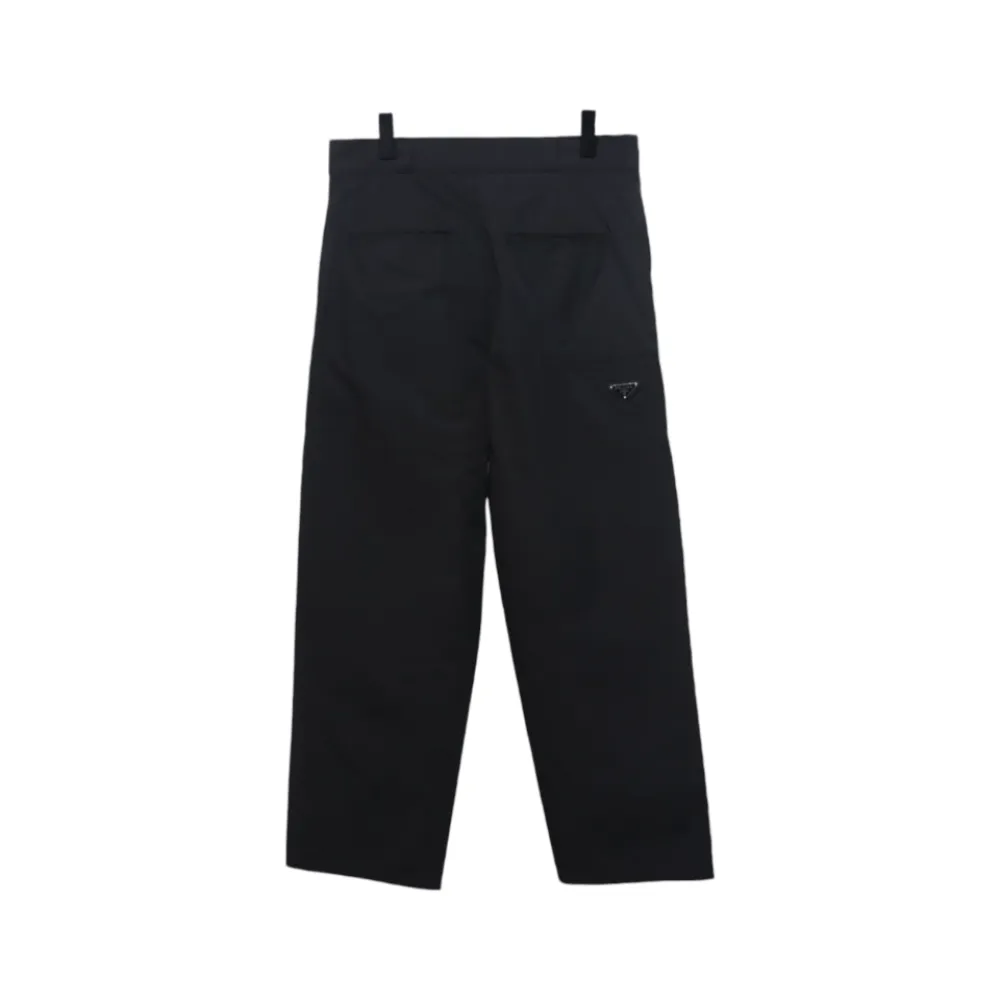 Prada 24Fw Triangle Logo Recycled Nylon Trousers