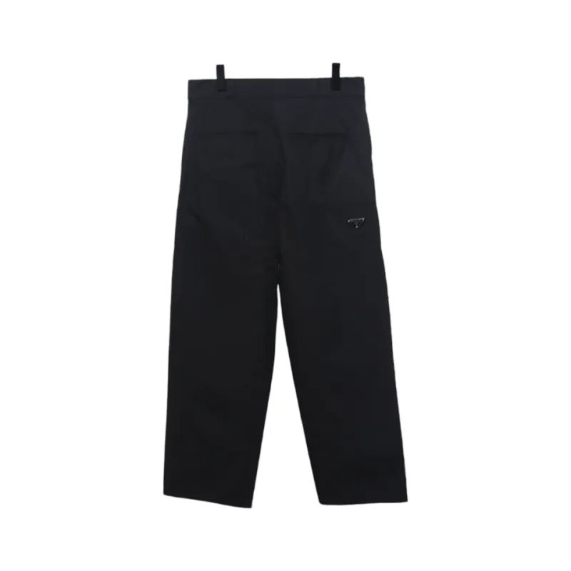 Prada 24Fw Triangle Logo Recycled Nylon Trousers