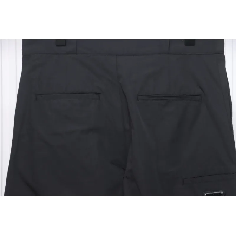 Prada 24Fw Triangle Logo Recycled Nylon Trousers