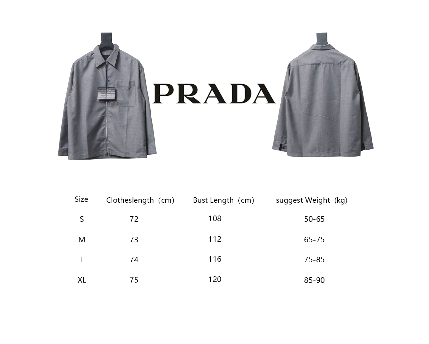 Prada 24FW Wool And Mohair Shirt Jacket