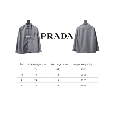 Prada 24FW Wool And Mohair Shirt Jacket 02